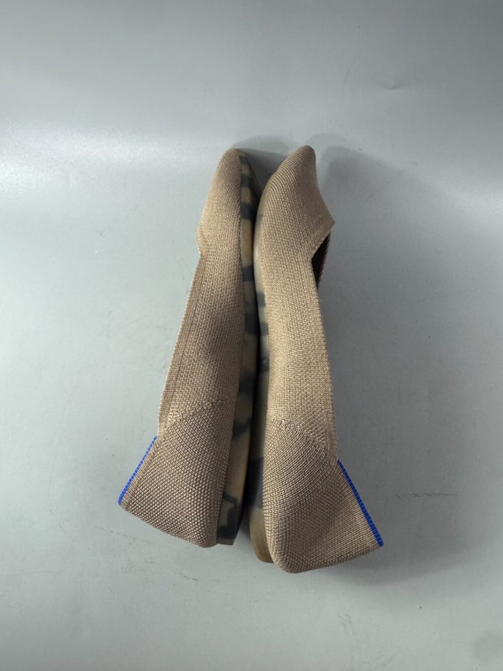 Rothy's The Point II Pointed Toe Flat, Khaki , Size 9 - Picture 8 of 16
